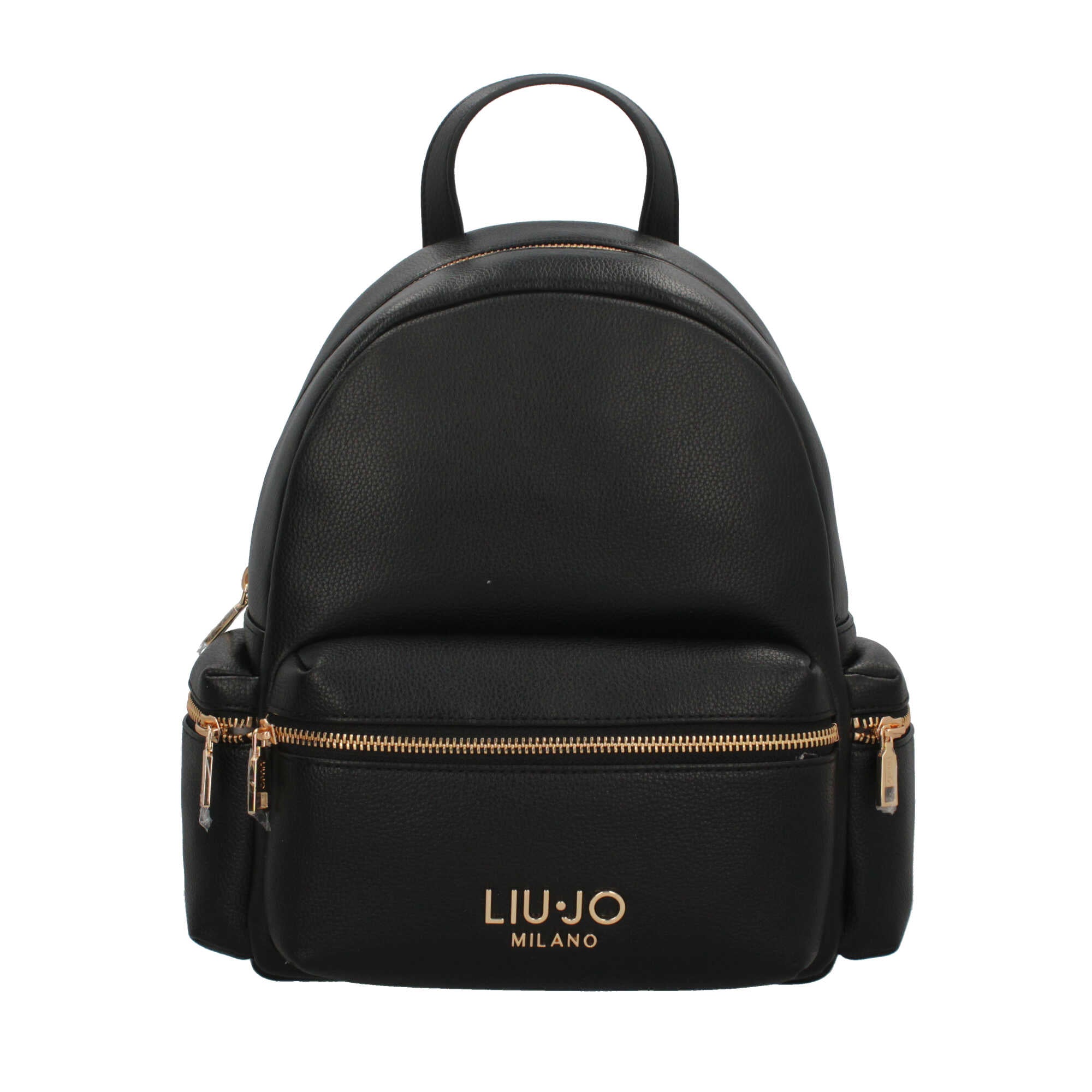 Zaino Donna Liu Jo con Tasche Multiple e Logo in Metallo Nero TU | Giò Fashion