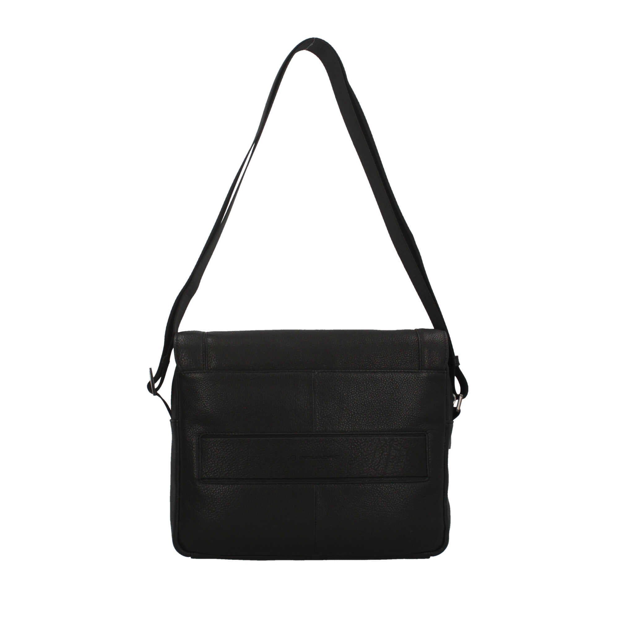 Piquadro borsa a tracolla in pelle con due scomparti e tasca frontale – Design pratico ed elegante