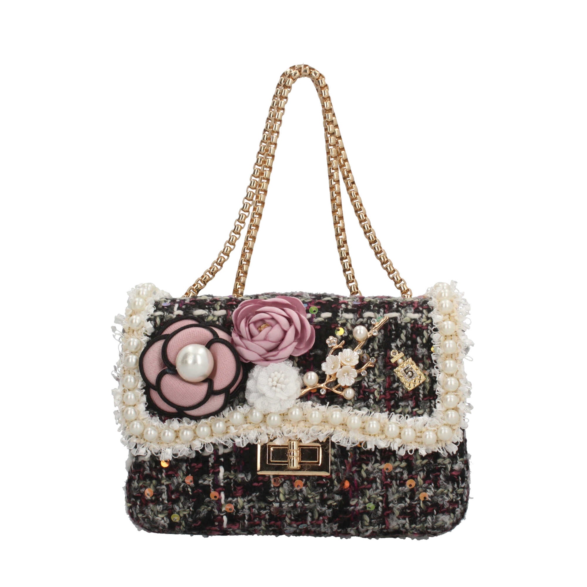 Borsa a tracolla Made in Italy Viola TU | Giò Fashion