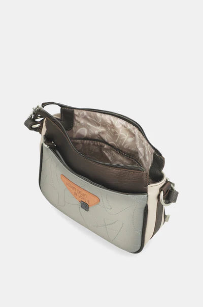 Borsa tracolla donna Anekke compatta con zip e tracolla regolabile VERDE TU | Giò Fashion