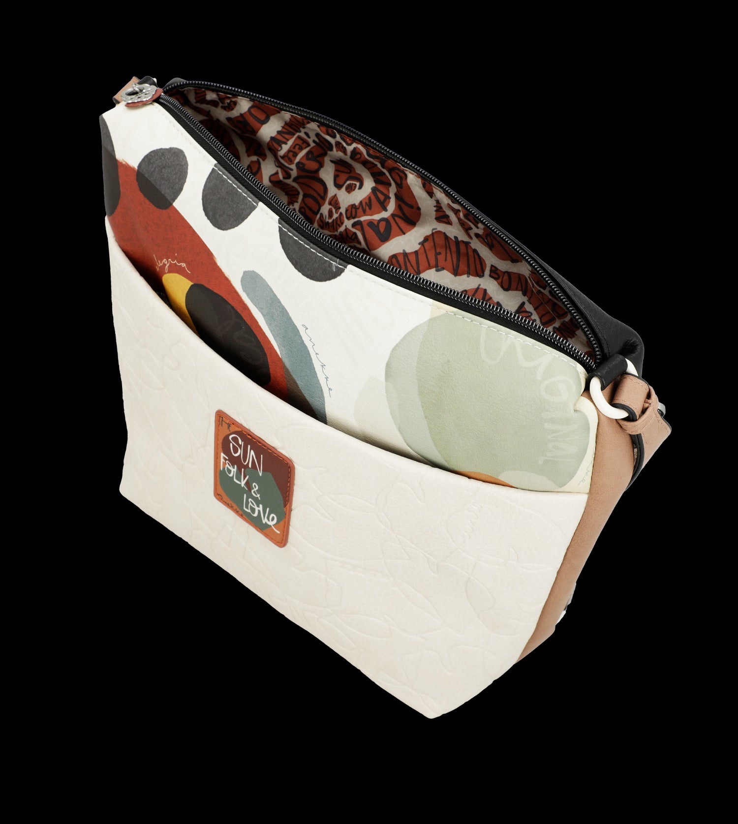 Borsa a tracolla Anekke con dettagli traforati e design elegante