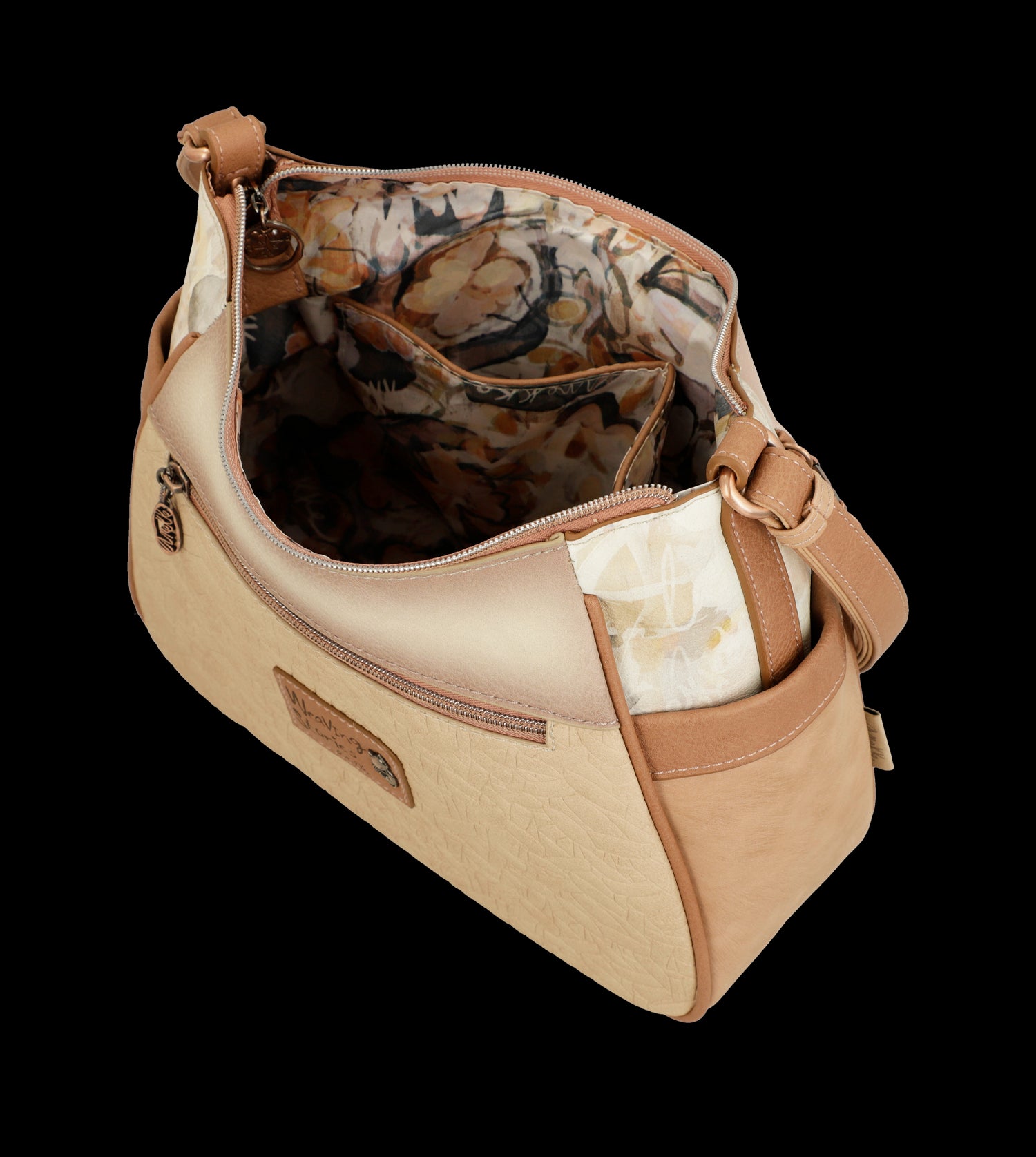 Borsa a tracolla Anekke con design artistico e dettagli eleganti