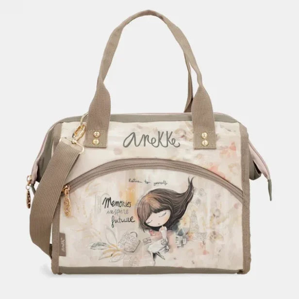 Anekke Borsa a mano con tracolla e design raffinato Beige TU | Giò Fashion