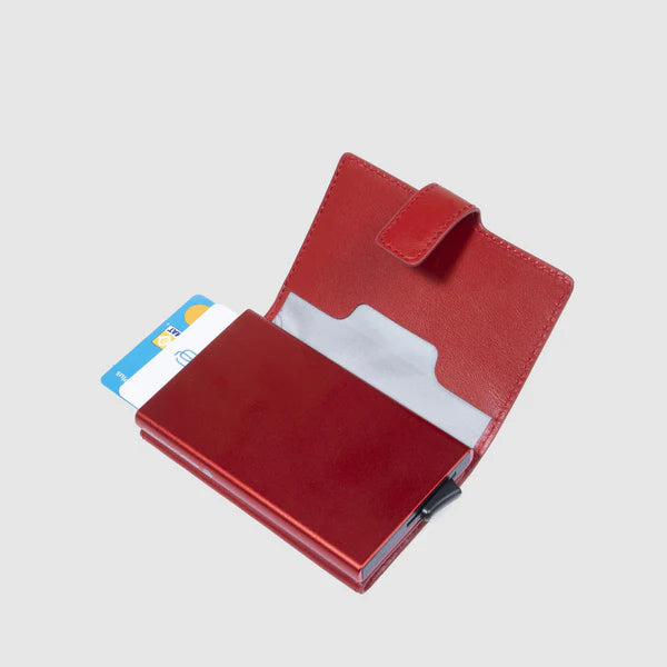 Portafoglio Piquadro Ducati in pelle con protezione RFID