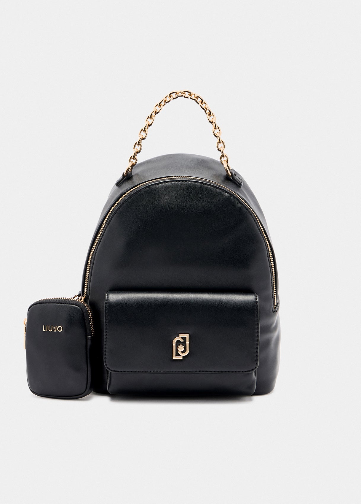 Zaino Liu Jo con catena e pochette removibile Nero TU | Giò Fashion