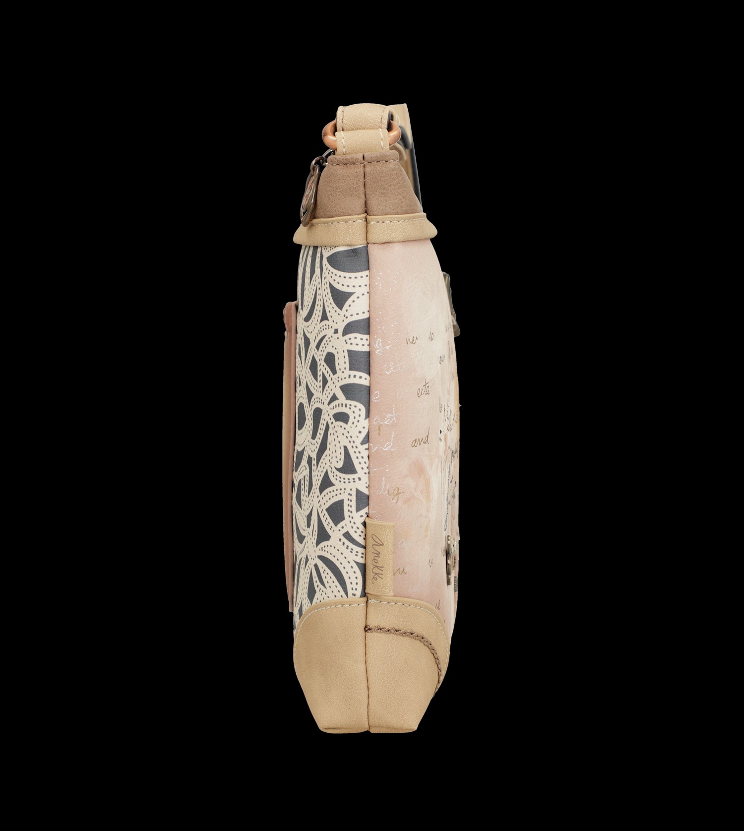 Borsa a tracolla Anekke sottile ed elegante con illustrazione esclusiva