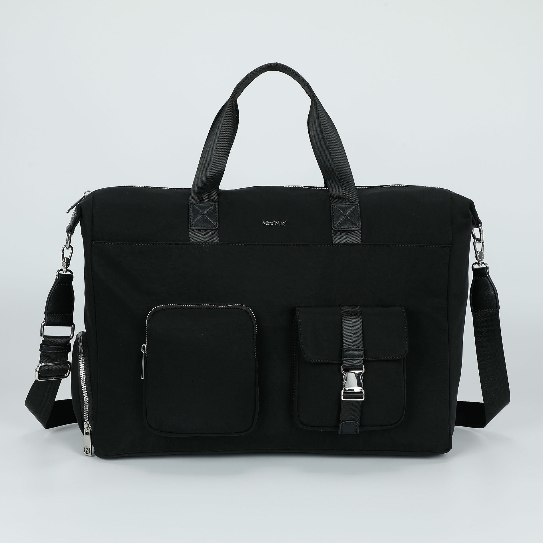 Mimi Mua borsone in nylon con tasche