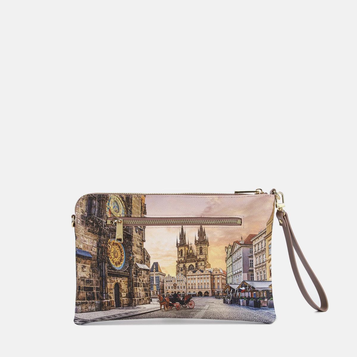Ynot pochette con tracolla a catena