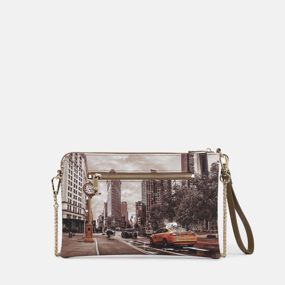 Ynot pochette con tracolla a catena