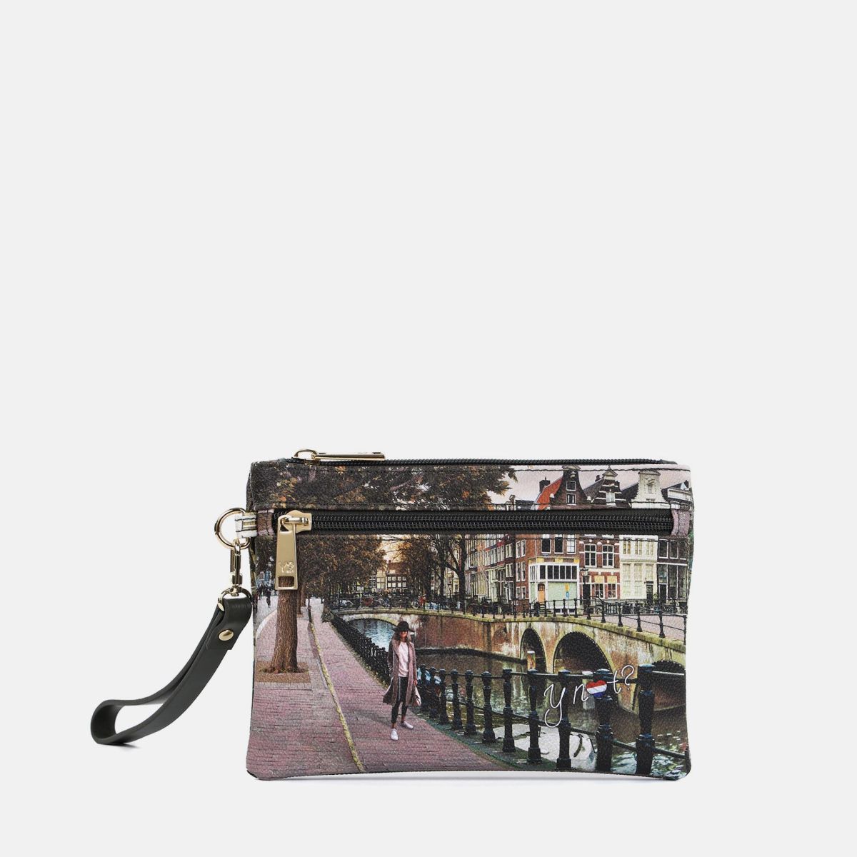 Ynot pochette con manico da polso