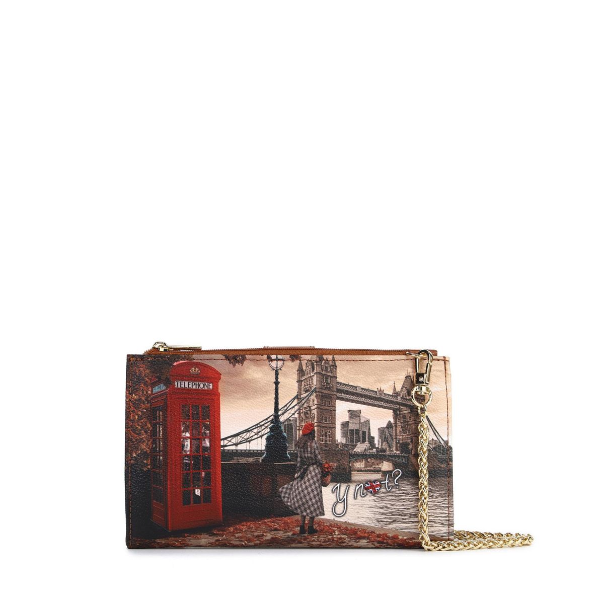 Ynot portafoglio con tracolla