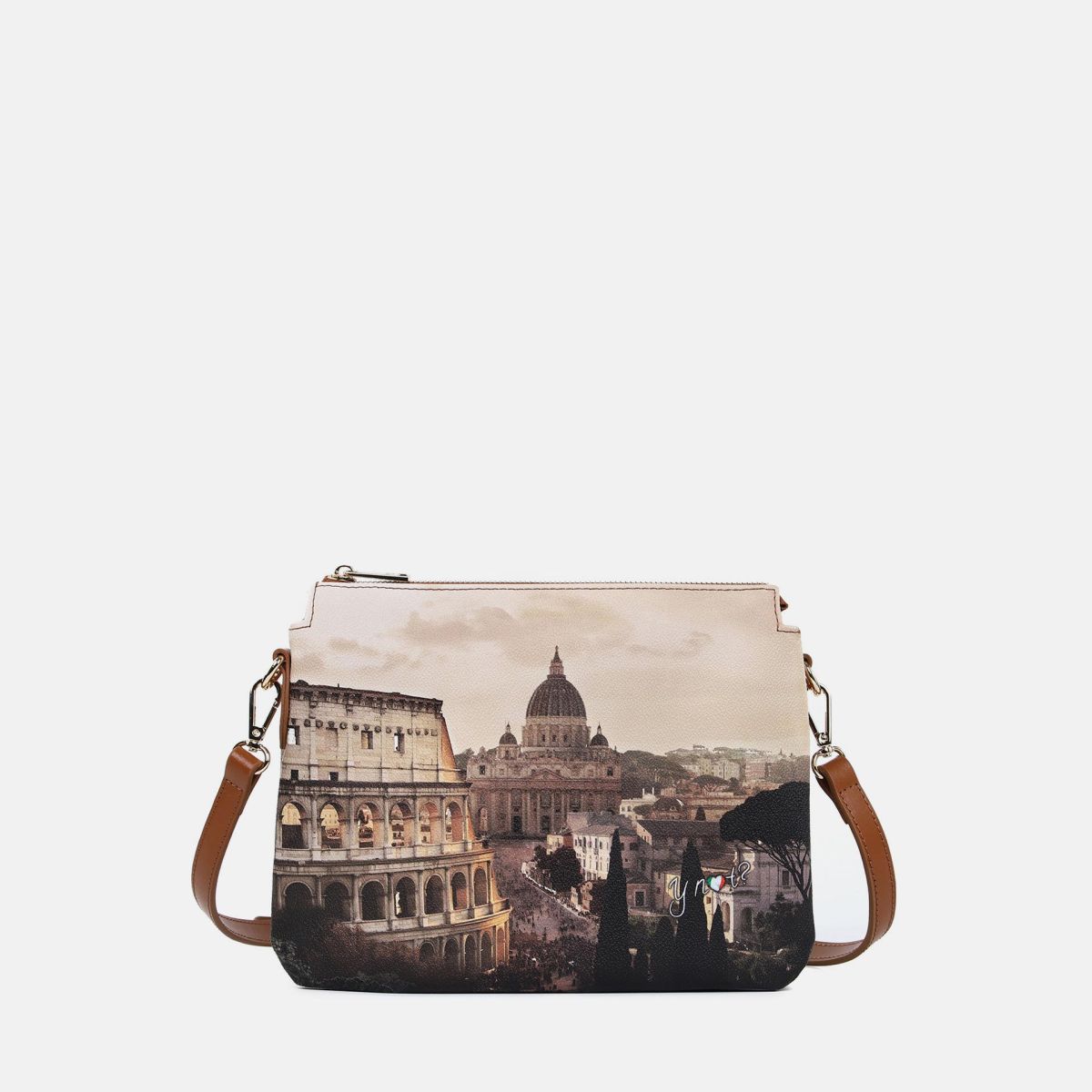 Ynot borsa a spalla con doppio scomparto