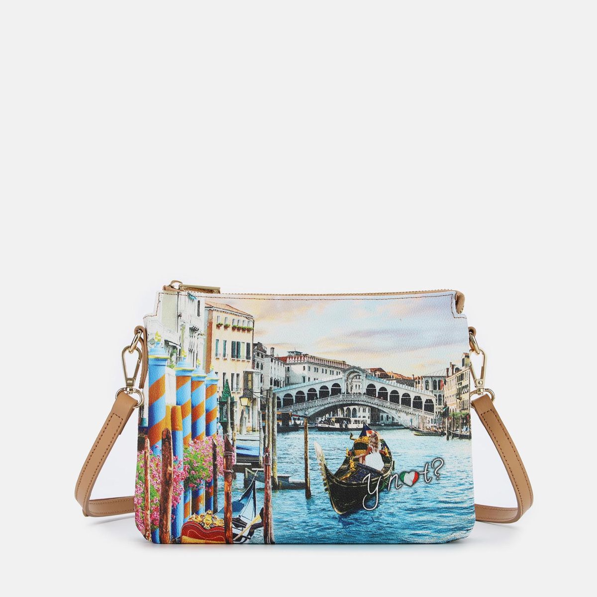 Borsa a tracolla YNot con doppio scomparto e design compatto