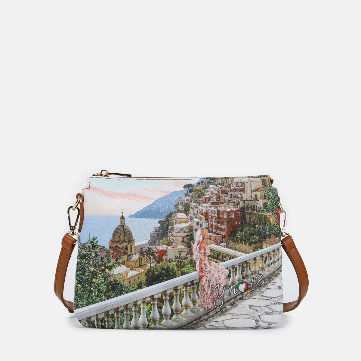 Borsa a tracolla YNot con doppio scomparto e design compatto