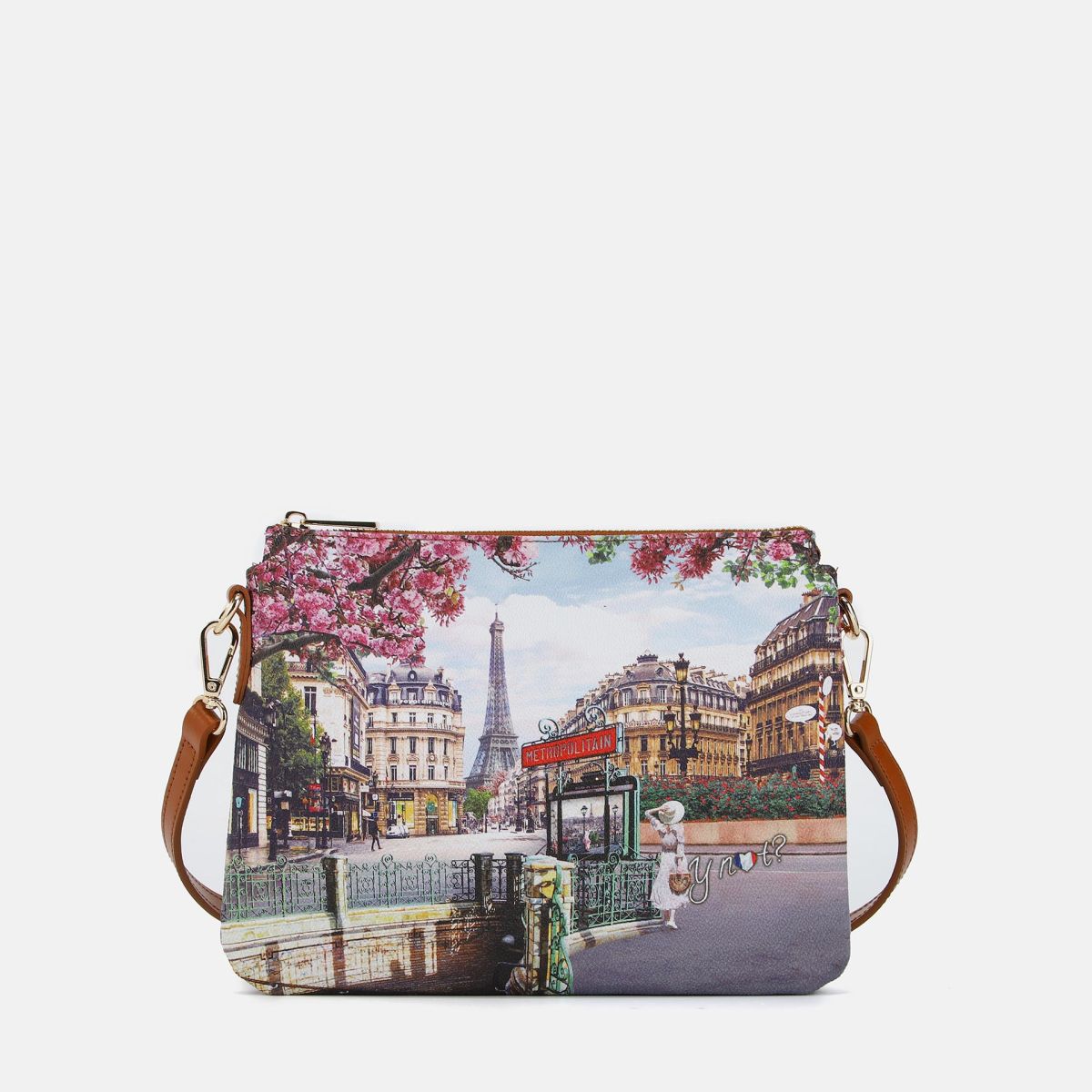 Borsa a tracolla YNot con doppio scomparto e design compatto