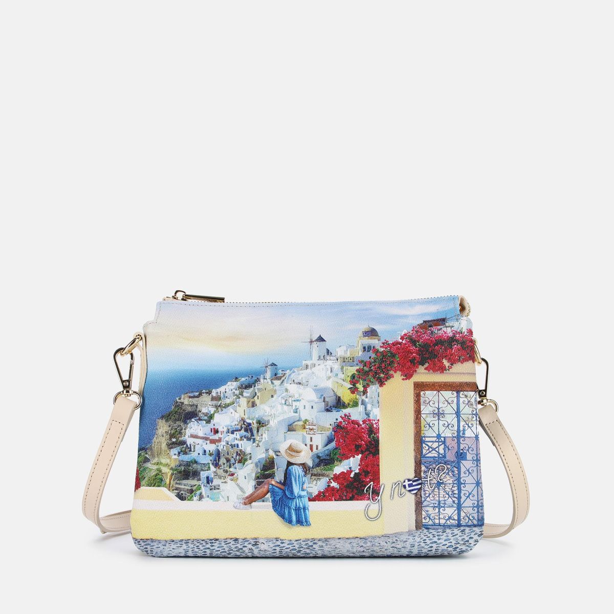 Borsa a tracolla YNot con doppio scomparto e design compatto