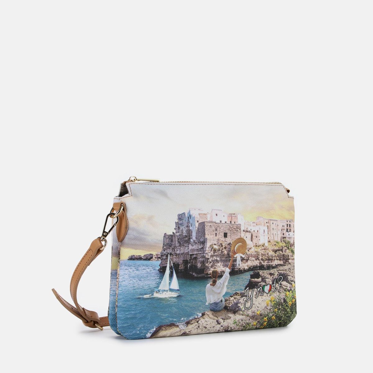 Borsa a tracolla YNot con doppio scomparto e design compatto