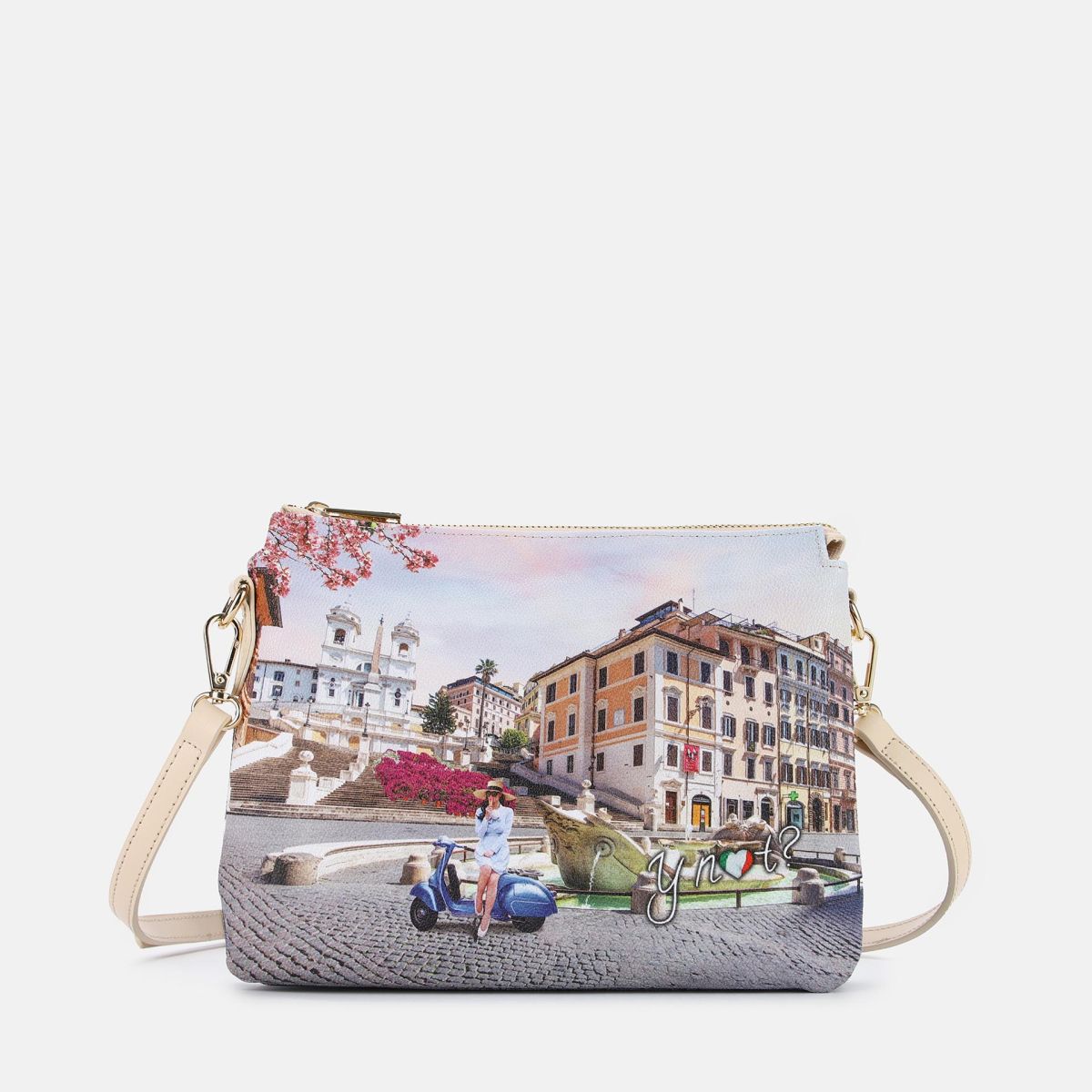 Borsa a tracolla YNot con doppio scomparto e design compatto