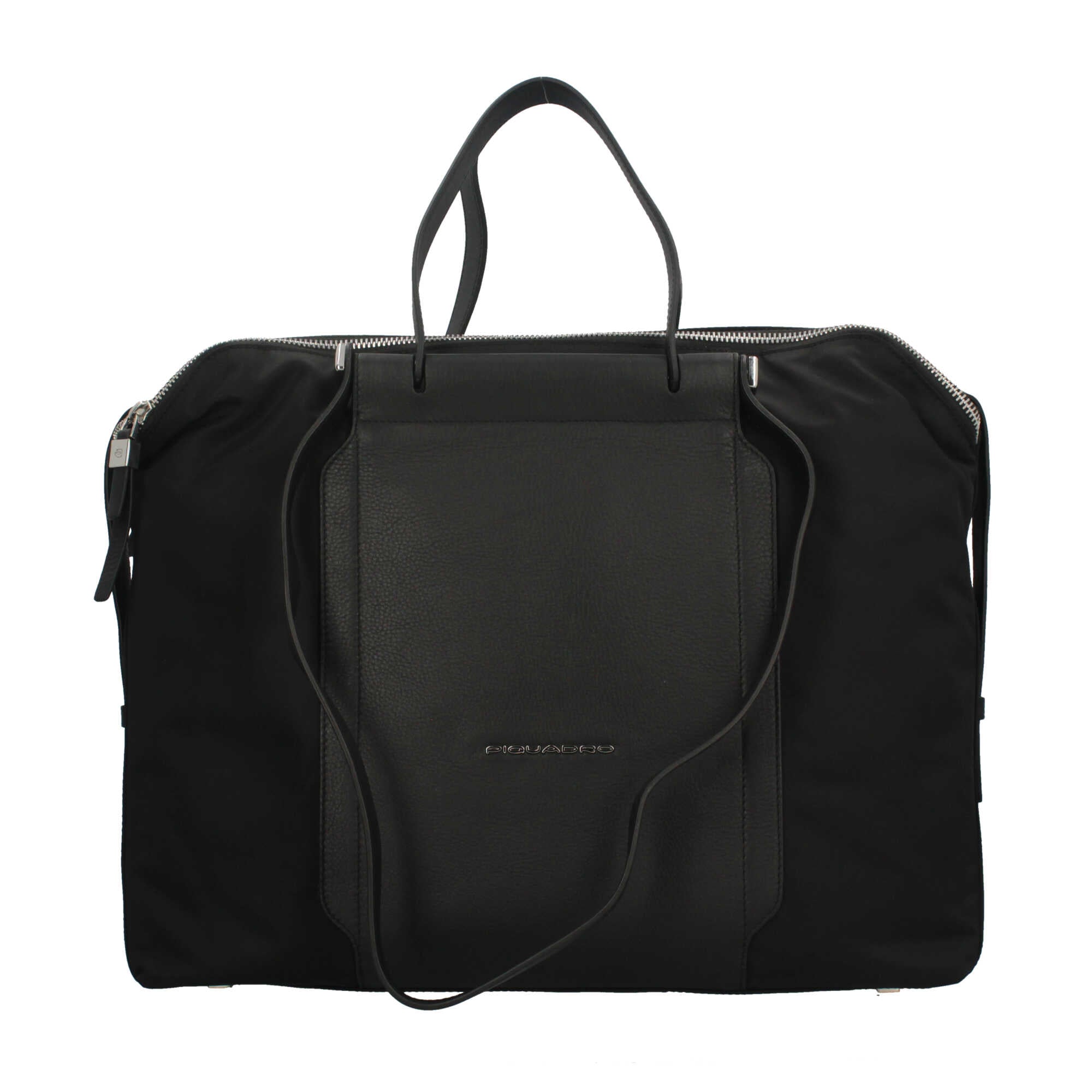 Piquadro borsa porta PC 14" in pelle con protezione antiurto e scomparti organizzati