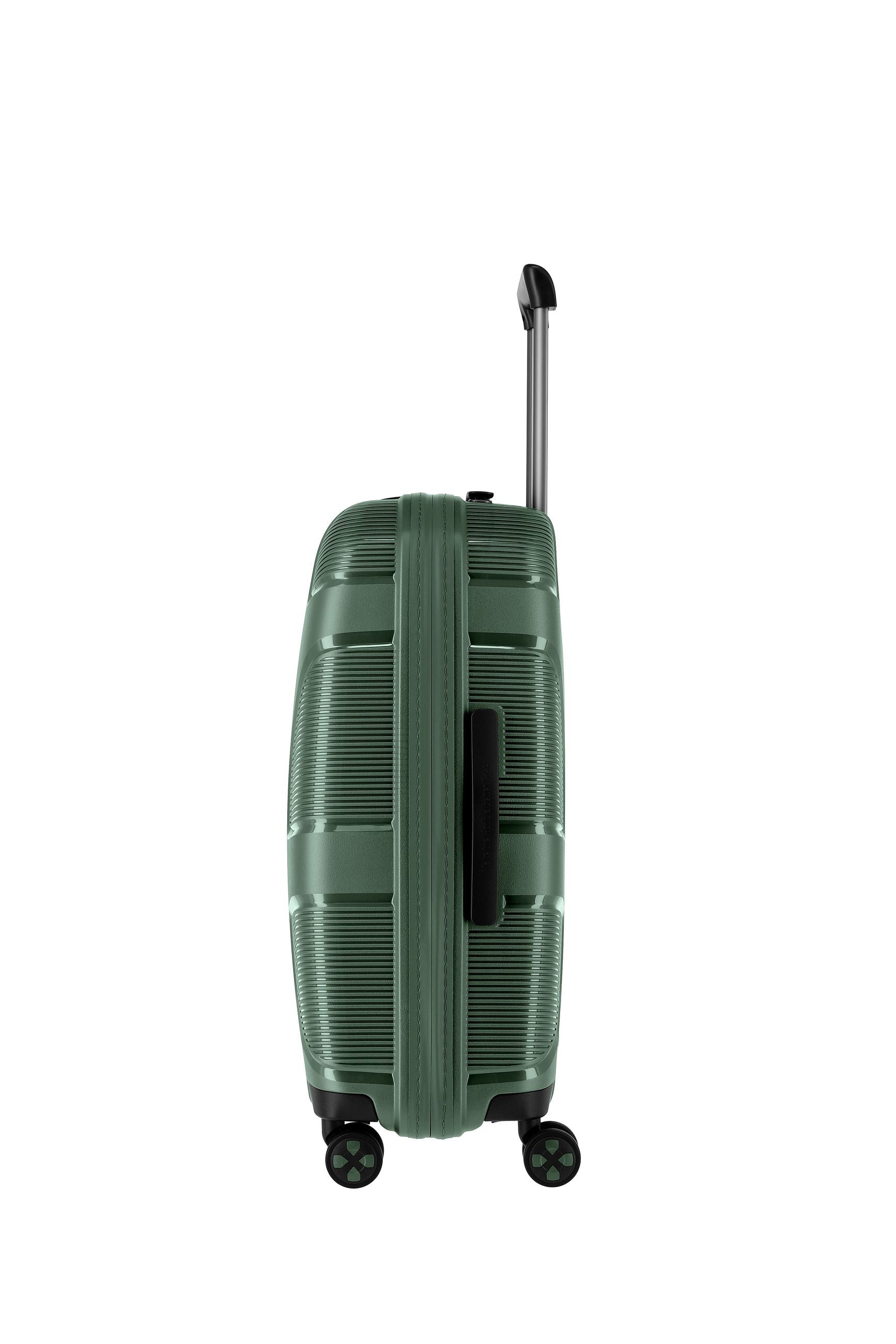 Valigia rigida Travelite Impackt M con chiusura TSA, ruote Click & Roll e capacità 73L