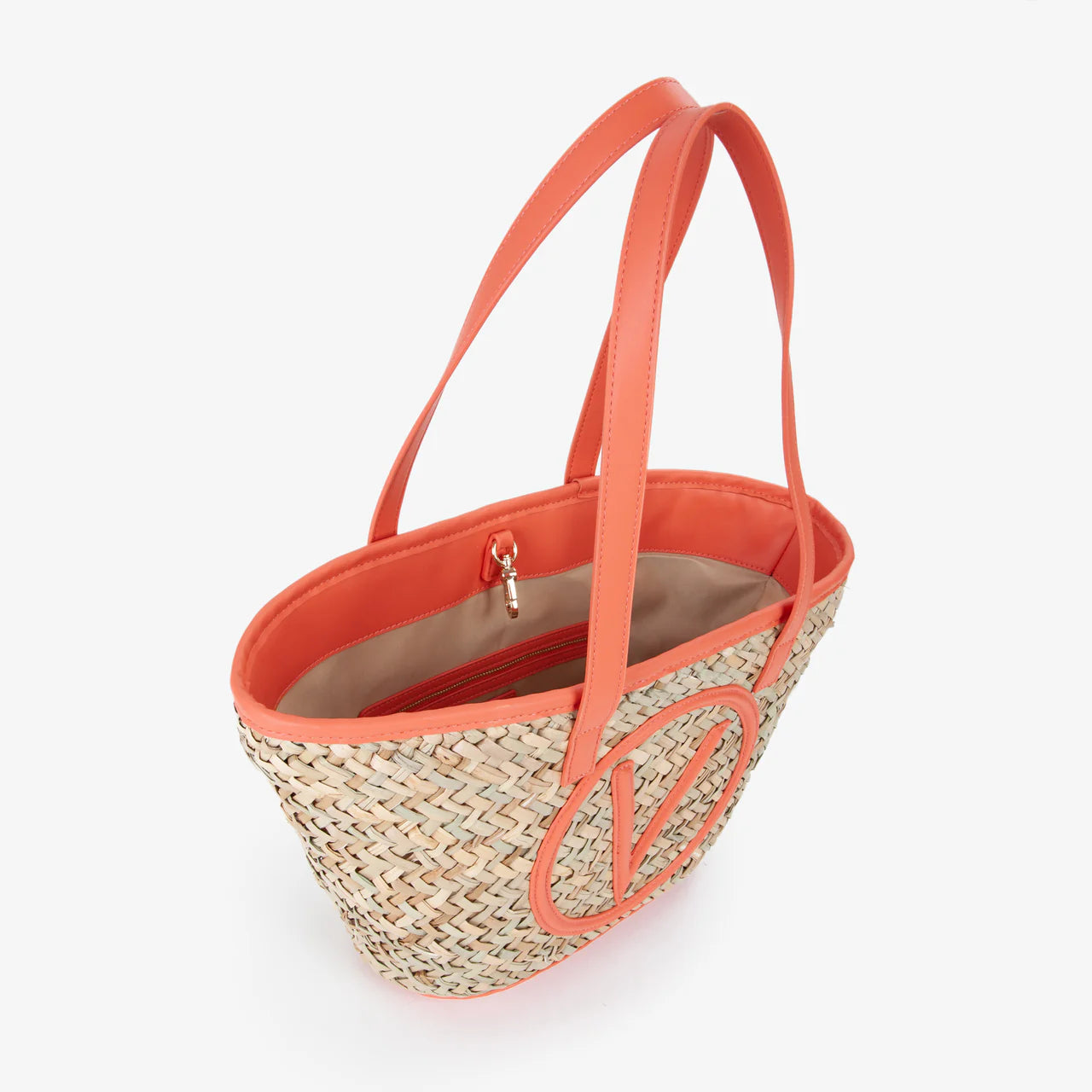 Shopping Valentino Samuela in paglia con manici lunghi