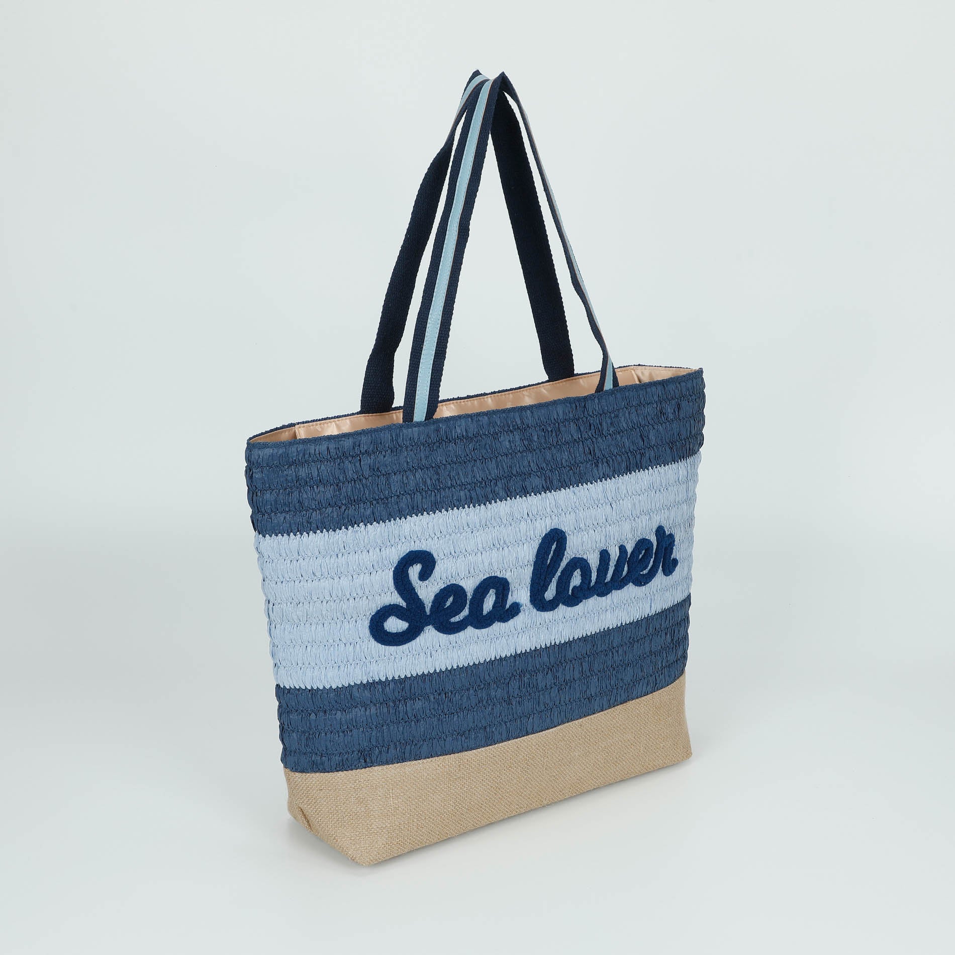 Mimi Mua borsa shopper Sea Lover in paglia