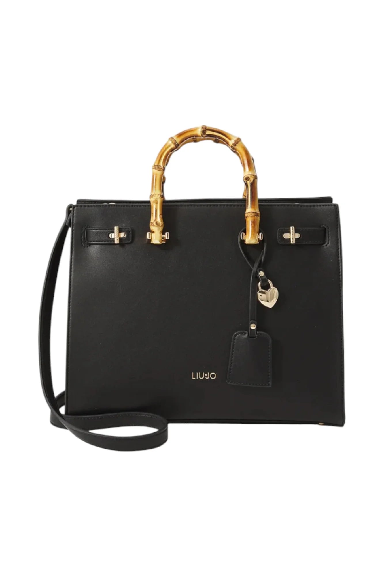 Borsa Donna Liu Jo con Manico Bamboo e Design Elegante NERO TU | Giò Fashion