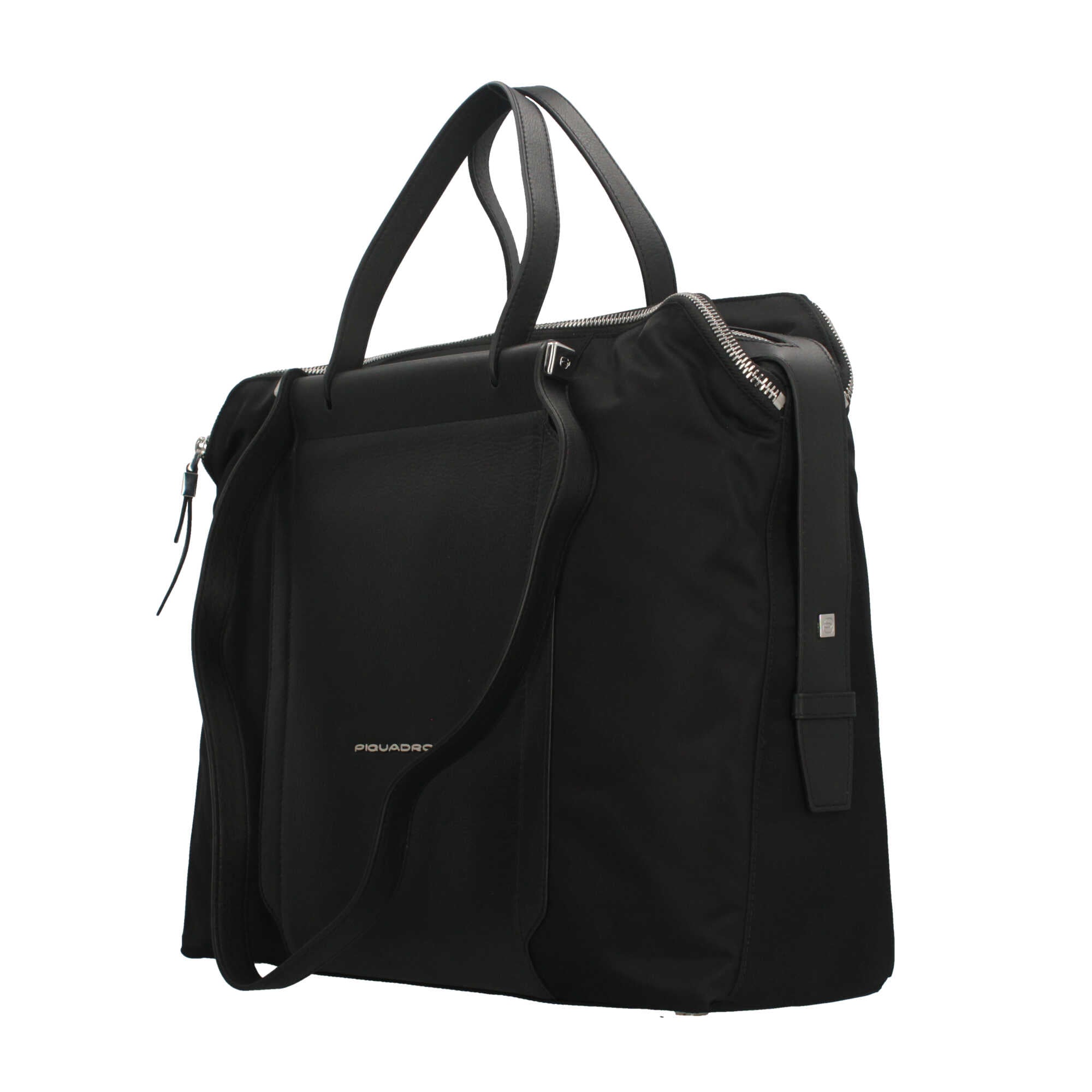 Piquadro borsa porta PC 14" in pelle con protezione antiurto e scomparti organizzati