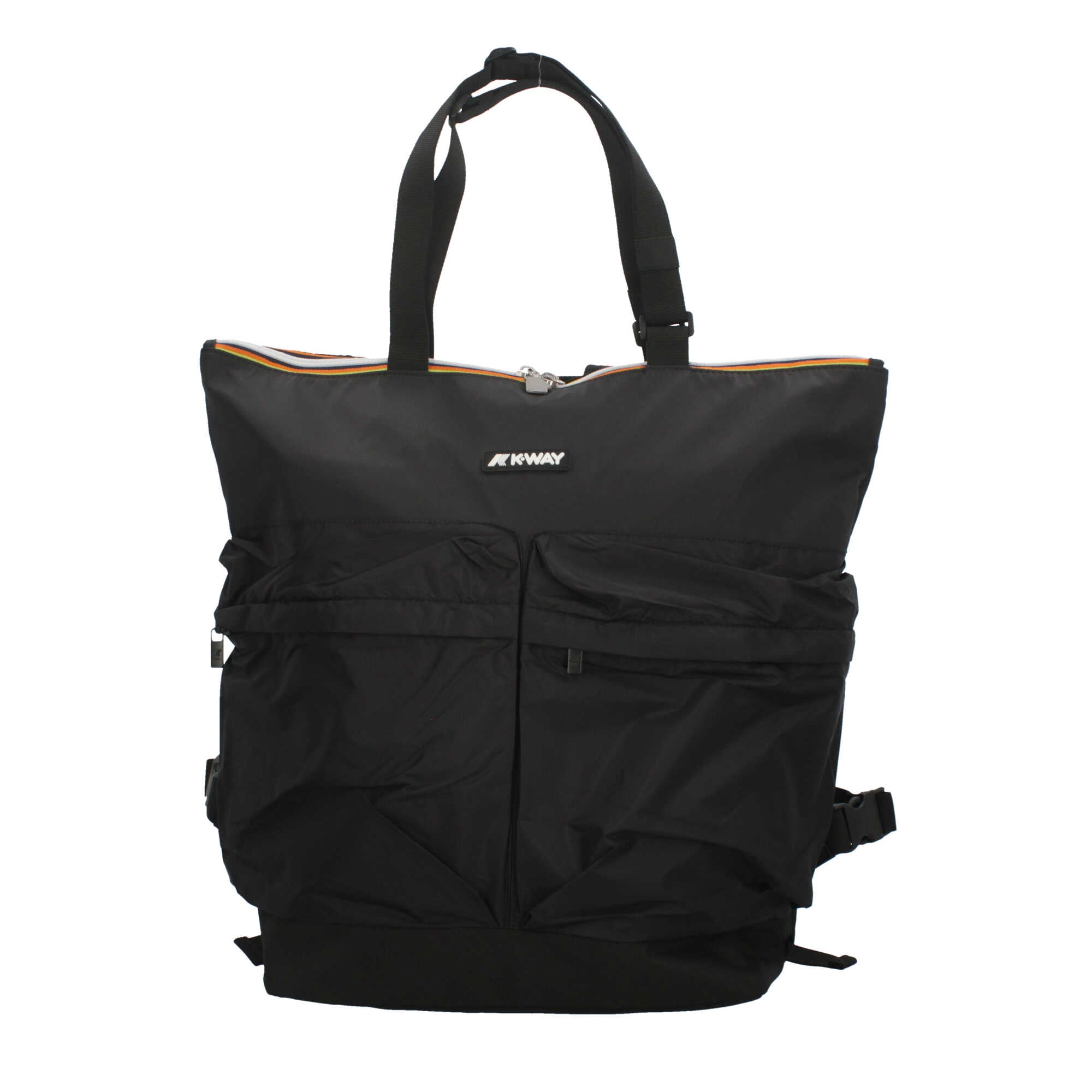 Zaino shopper K-Way versatile e impermeabile con tasche multiple