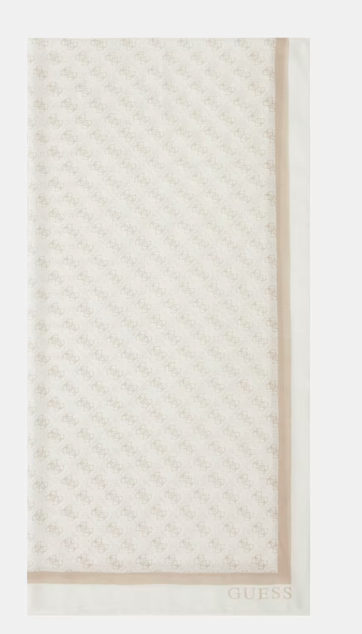 Foulard Guess con logo all over BIANCO LOGO TU | Giò Fashion