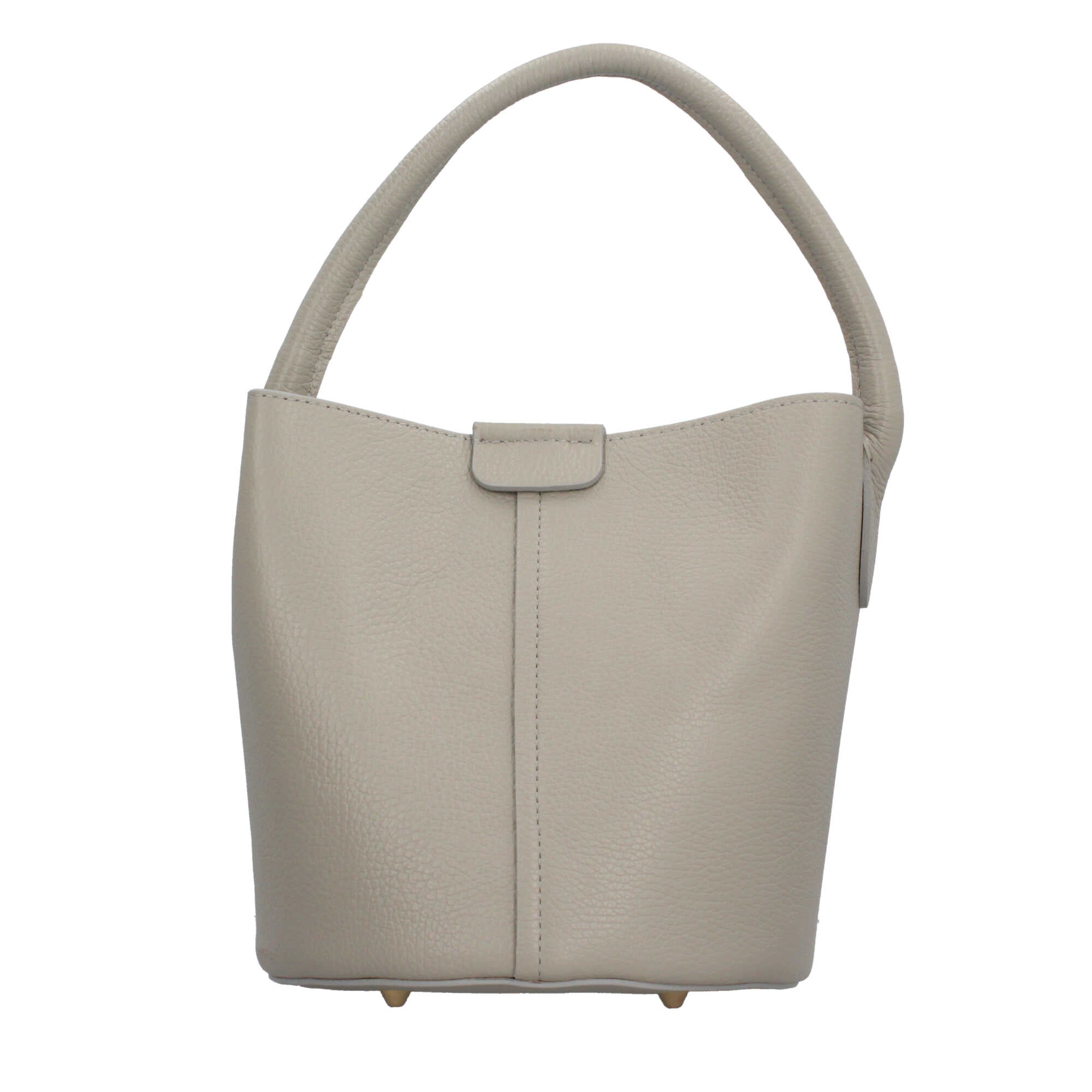 Borsa a secchiello in pelle Made in Italy