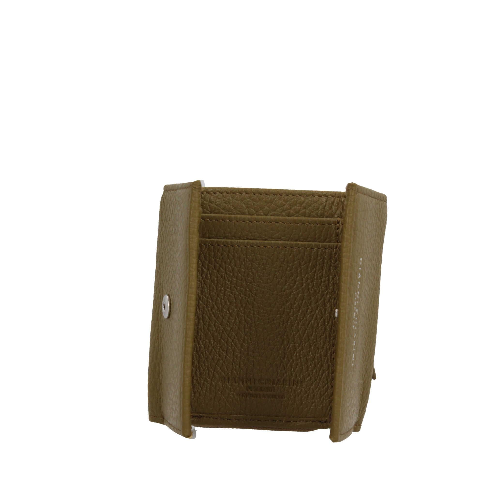Gianni Chiarini Compact Wallet - Portafoglio Compatto in Pelle Grana