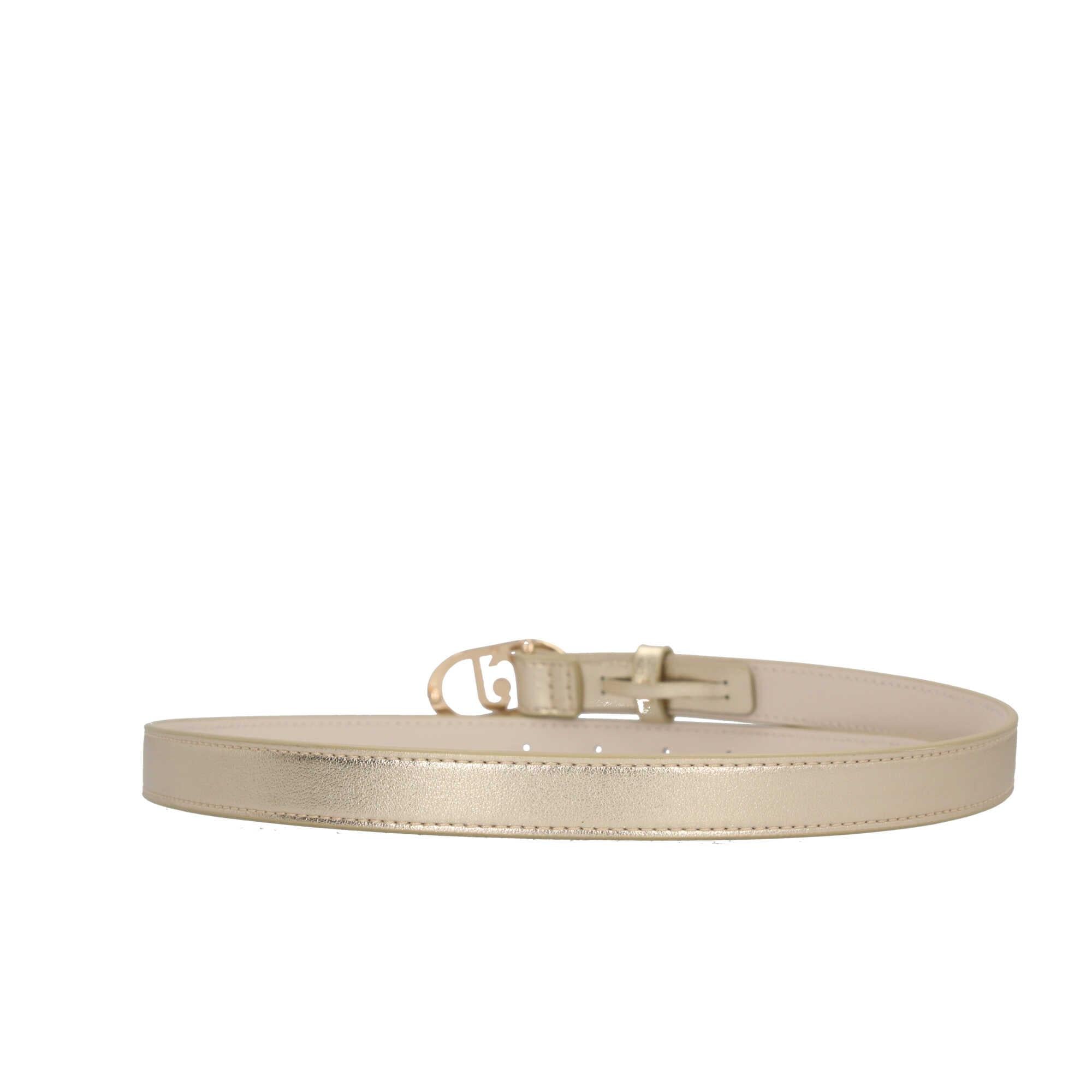 Cintura Elegante Sottile in Pelle con Fibbia Decorativa per Donna