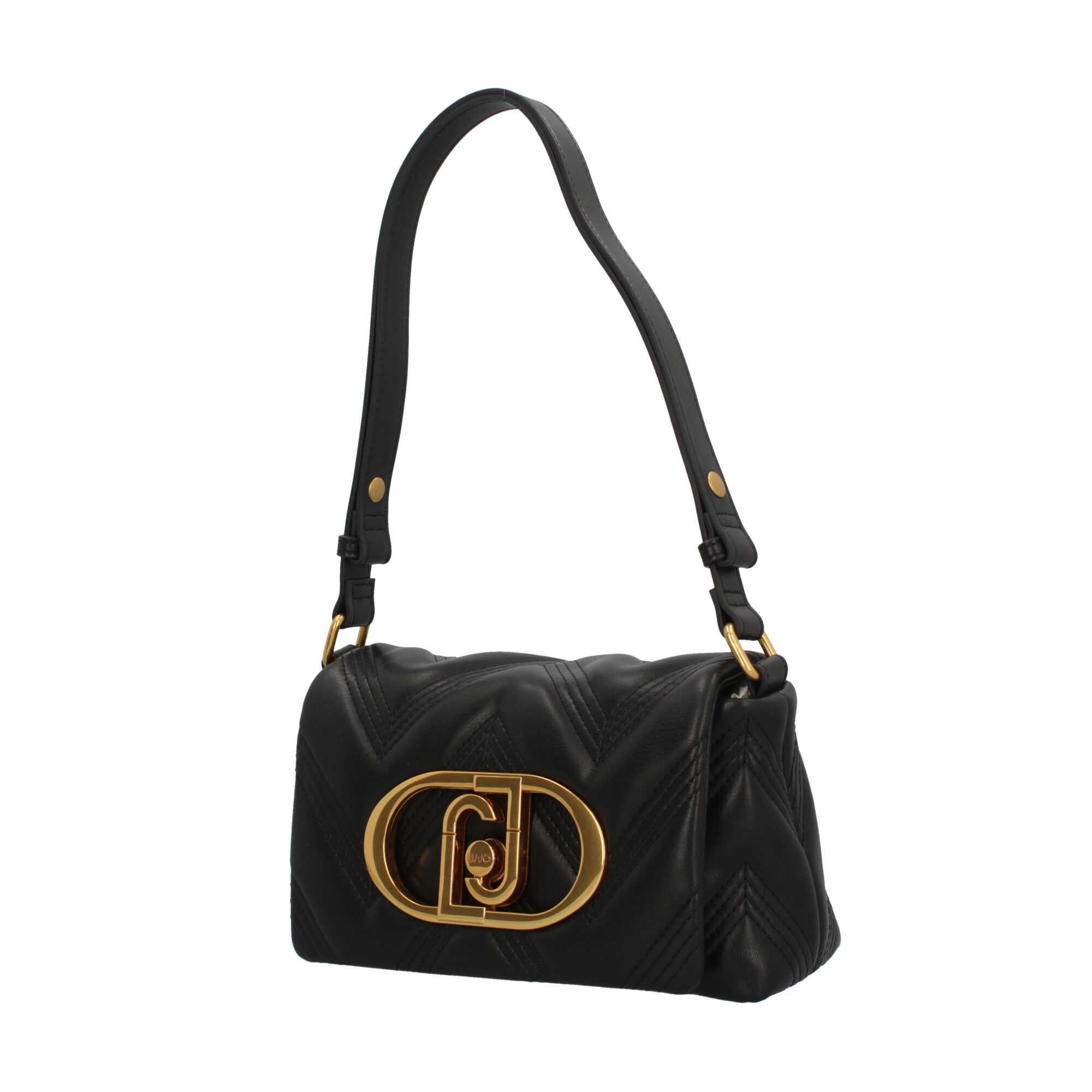 Borsa a spalla con maxi logo Liu Jo