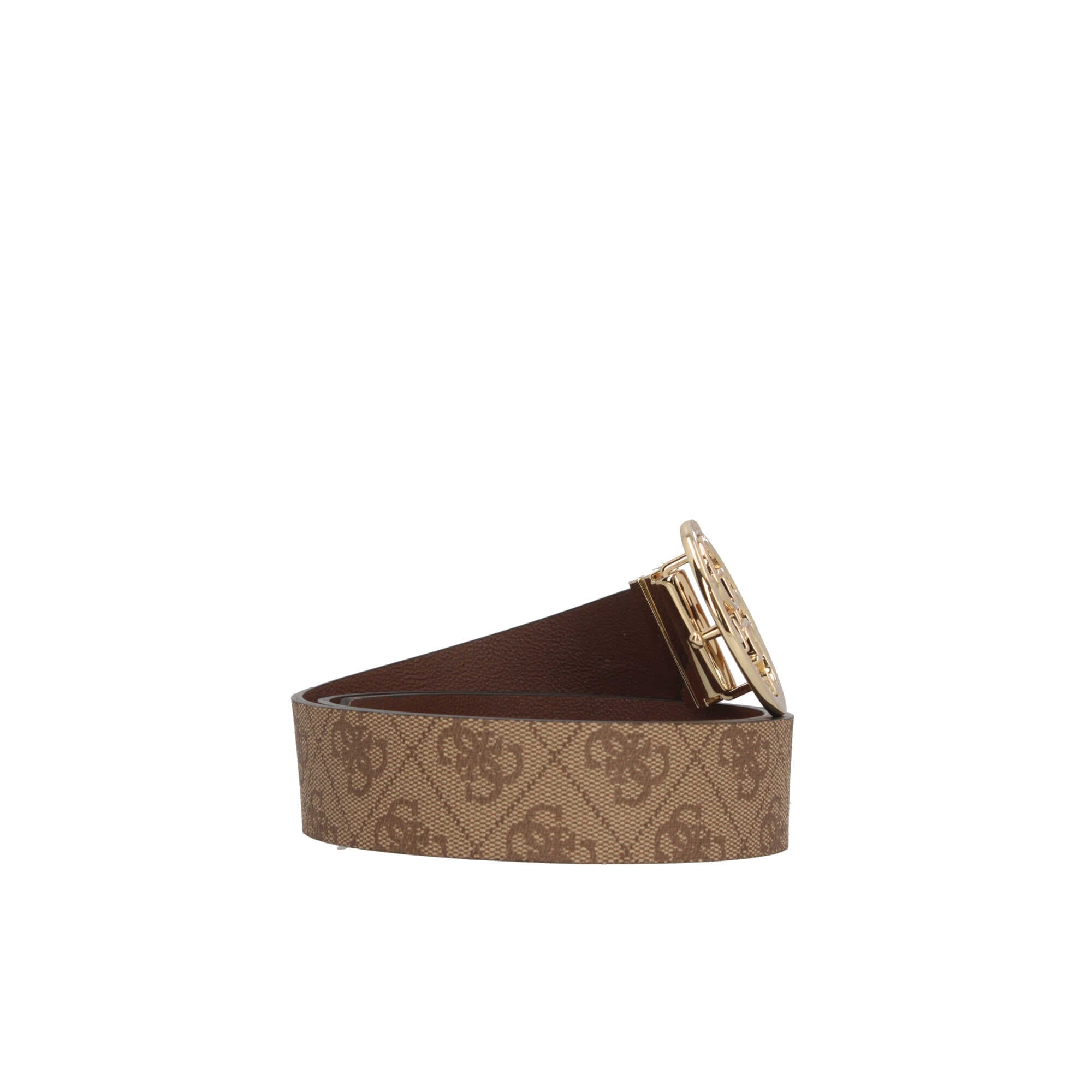 Cintura Guess con Logo Intrecciato e Fibbia Circolare