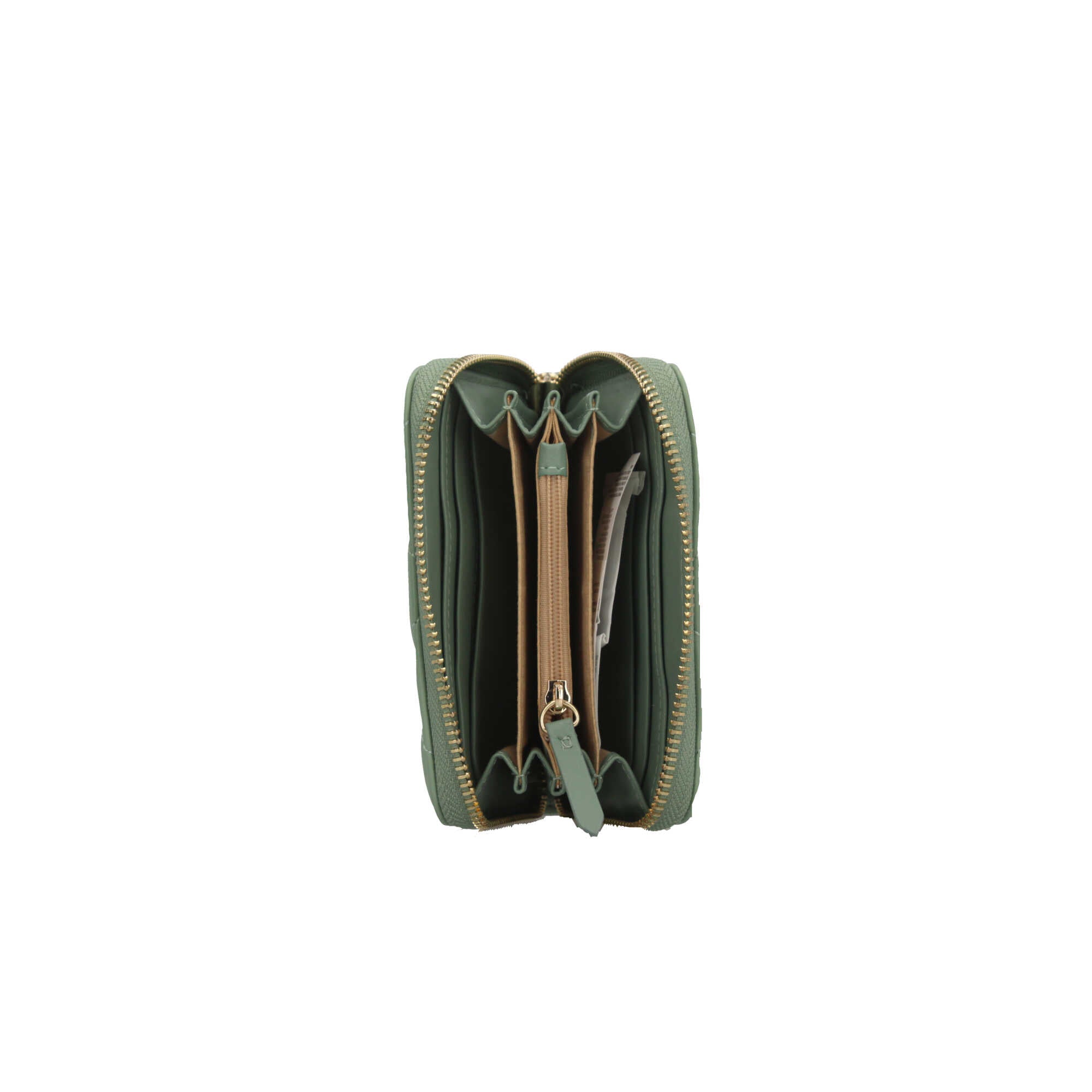 Portafoglio Valentino Ocarina con Zip e Design Trapuntato