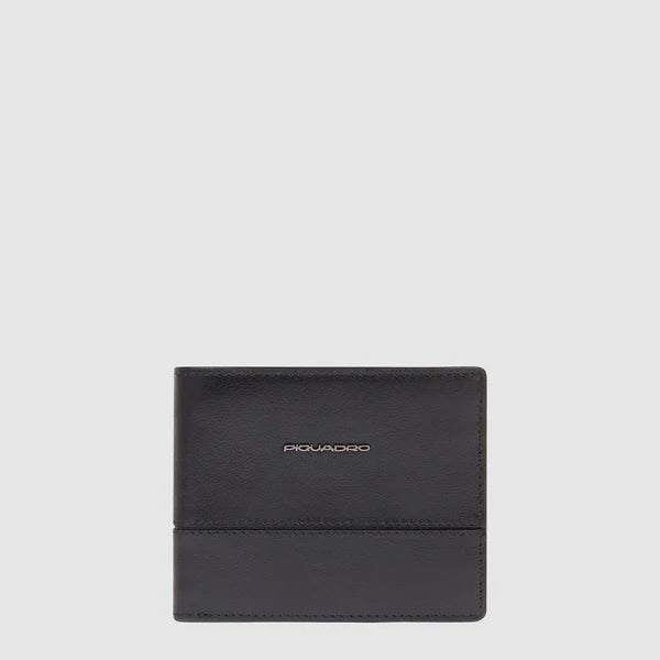Portafoglio Piquadro in pelle con portamonete e portacarte