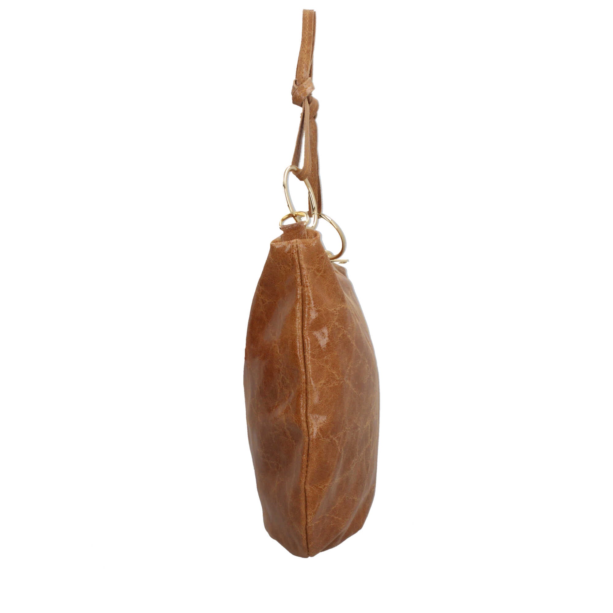 Borsa a spalla in pelle effetto vintage
