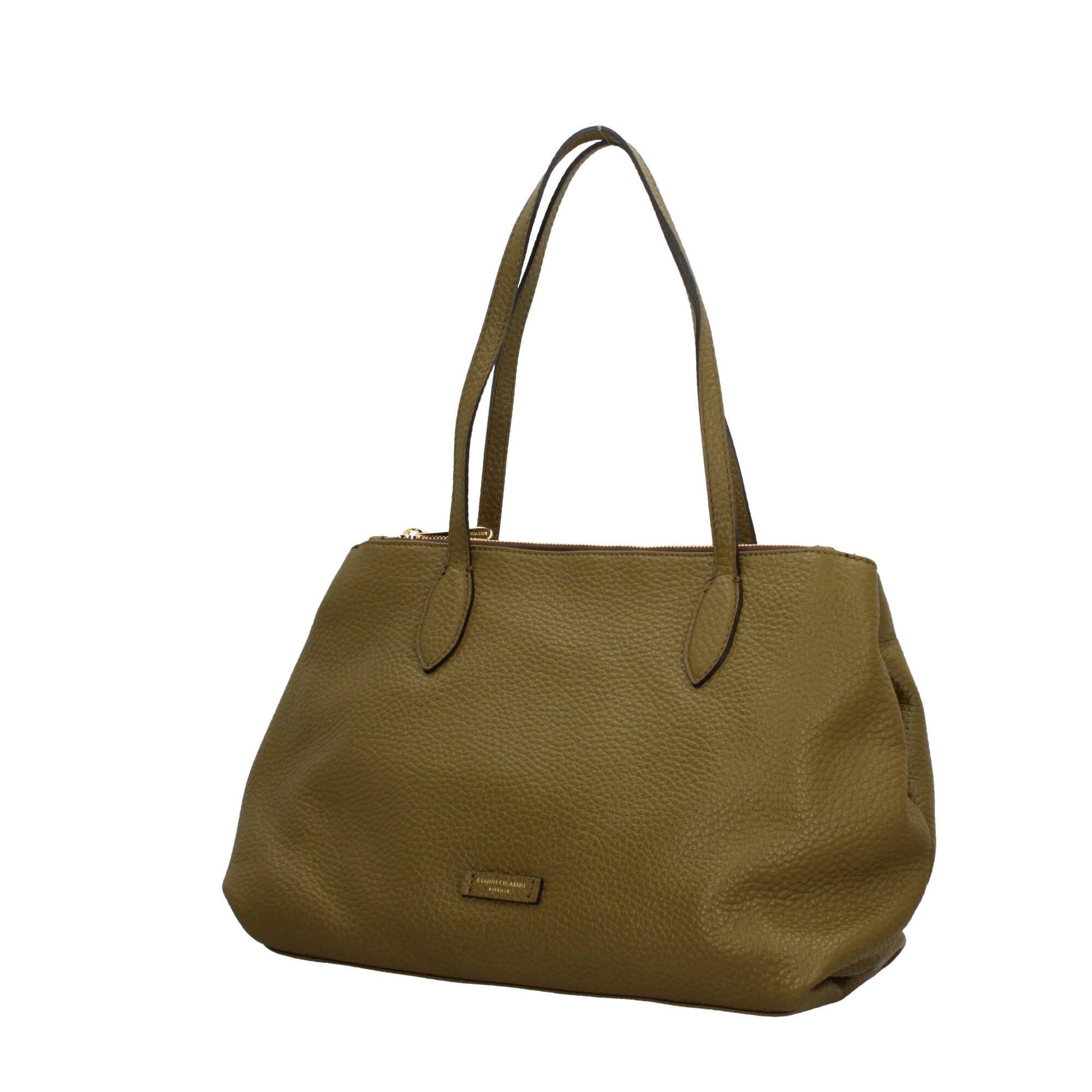 Gianni Chiarini Mara - Shopping Bag Elegante e Versatile in Pelle Grana Maxi