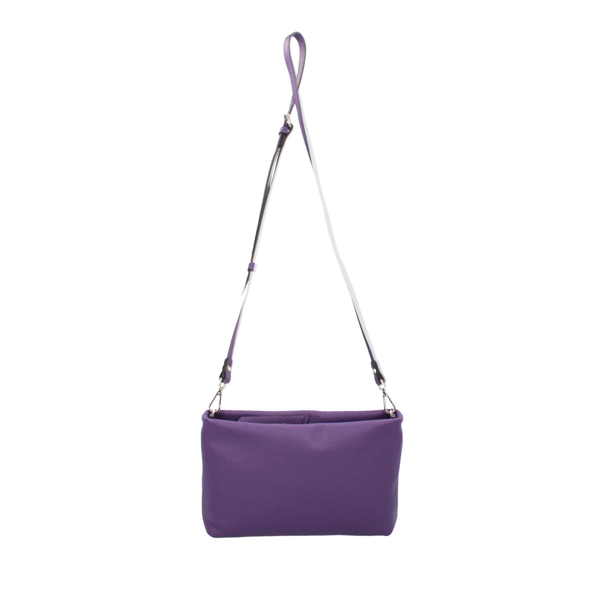 Borsa a tracolla in vera pelle