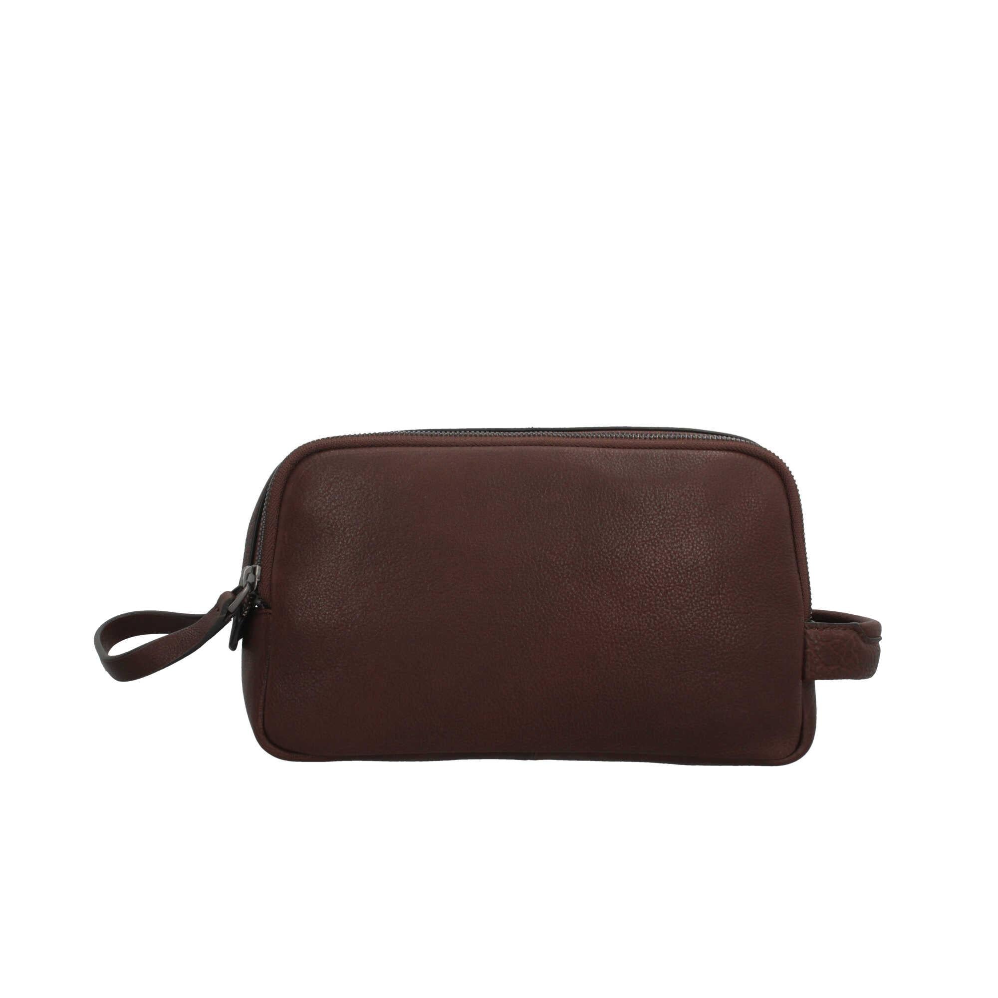 Piquadro Pochette in Pelle con Manico Cucito