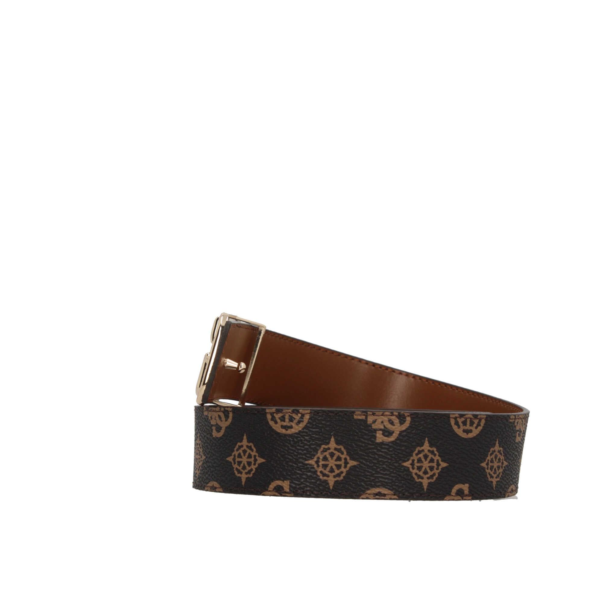 Cintura Guess Monogram con Fibbia Dorata