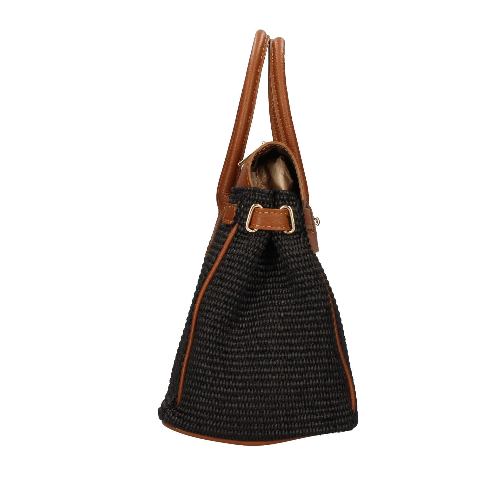 Borsa a mano in pelle