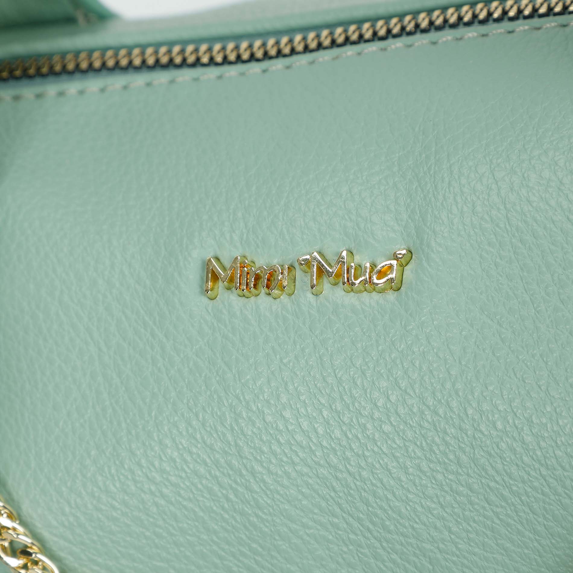 Mimi Mua borsa bauletto con catena decorativa