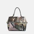 Ynot borsa Boston con doppi manici