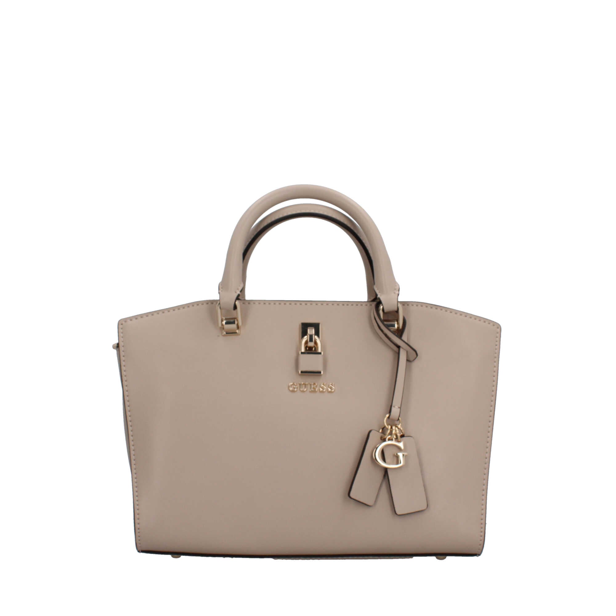 Borsa a mano con tracolla removibile Guess Beige TU | Giò Fashion