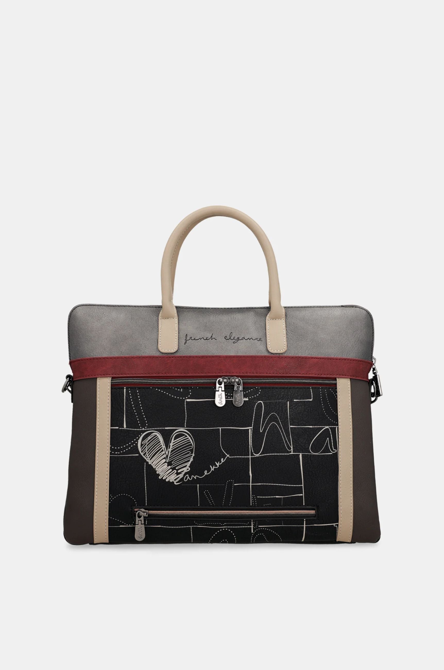 Borsa porta computer Anekke City Moments con doppio manico Nero TU | Giò Fashion