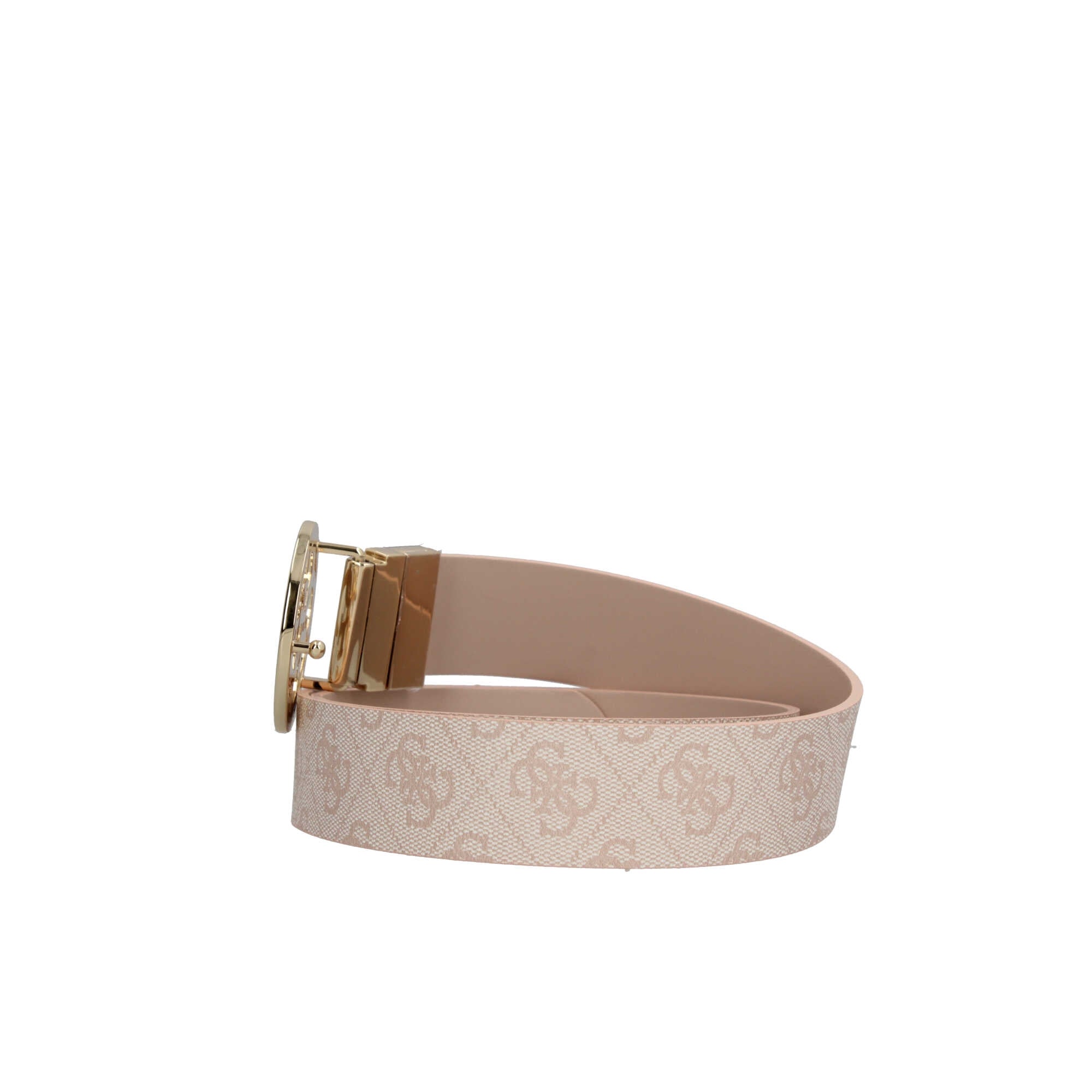 Cintura Guess con Logo Intrecciato e Fibbia Circolare