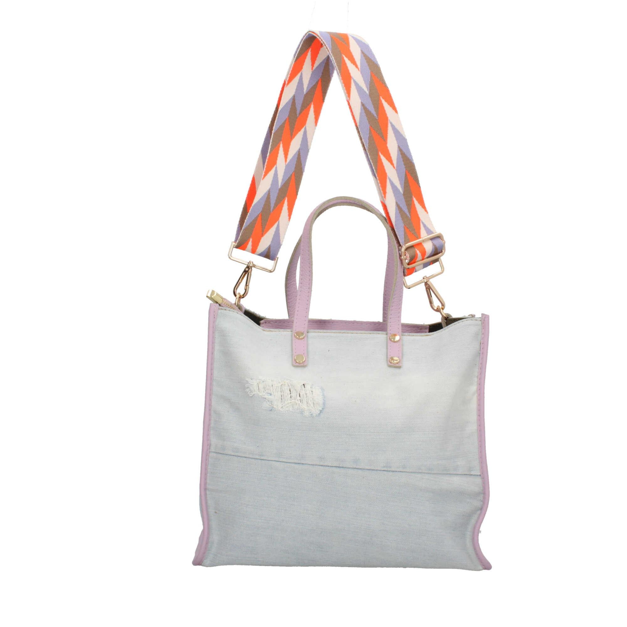 Borsa a mano in Denim Made in Italy