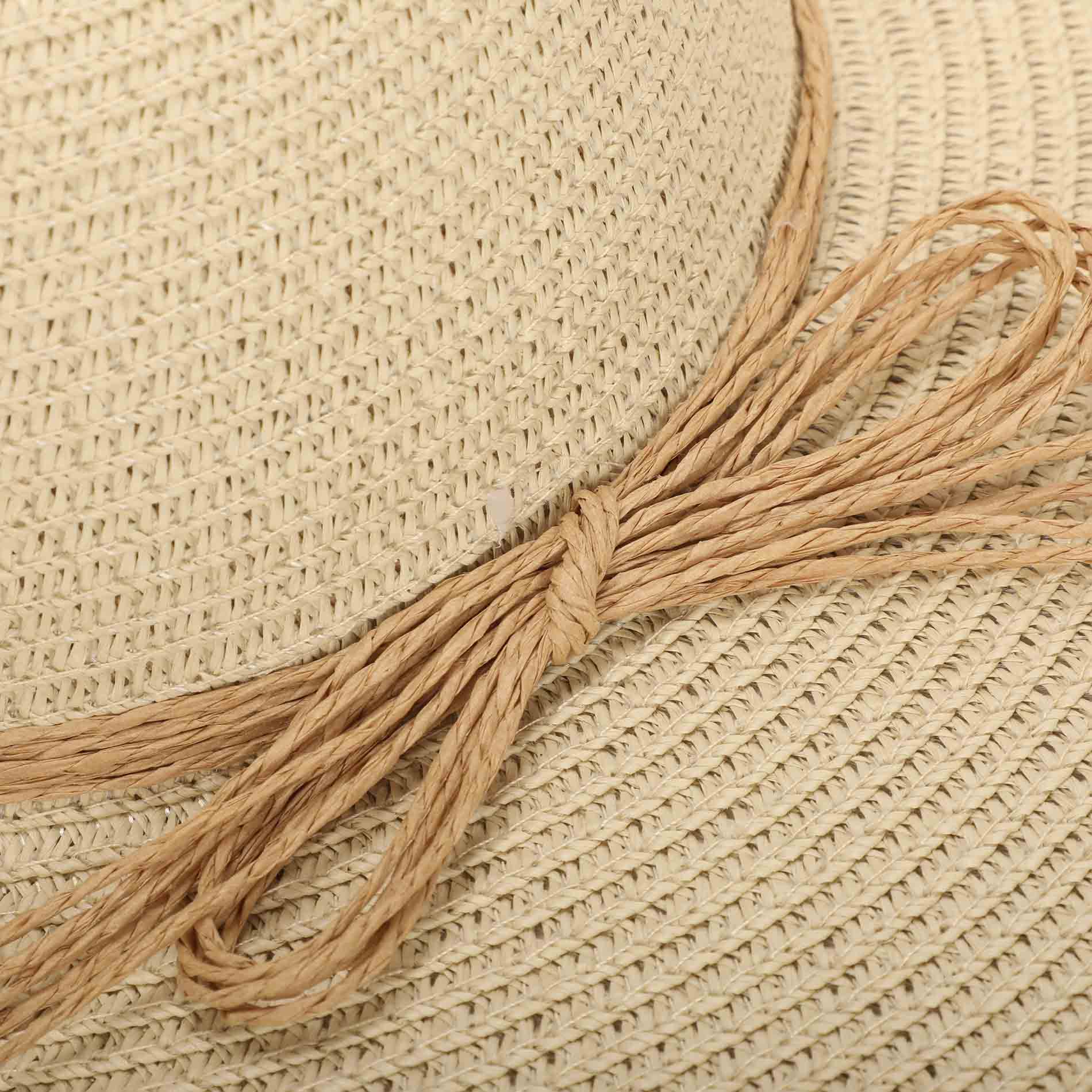 Cappello Mimi Mua a tesa larga con dettagli intrecciati